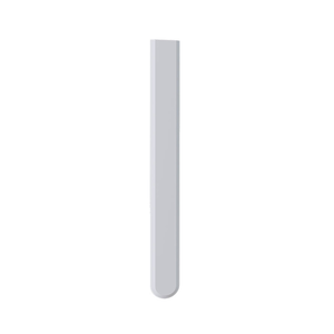 EMBOUT 30cm BLANC BULLNOSE PLANCHE DE RIVE 16mm (nez arrondi) RBF30